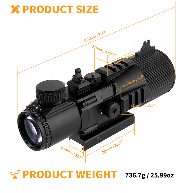 Focuhunteroptics 5X50 Prism scope19