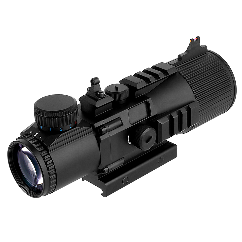 PX4 splash protection, 800G recoil rating, and ±30 MOA tool-less turret adjustments make this 5x50 prism scope a strong fit for hunting, tactical training, and OEM/wholesale programs.